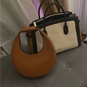 STAUD MINI Moon Saddle Crossbody Bag